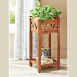 Arts & Crafts Plant Stand Woodworking Plan