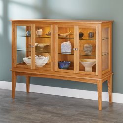 Hinged Door Display Cabinet Woodworking Plan