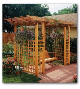 Garden Arbor Getaway Woodworking Plan