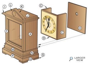 Time-honored Bracket Clock