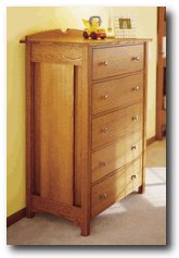 Kid's Oak Dresser Woodworking Plan