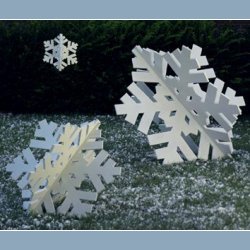 Super-Sized Snowflake Trio