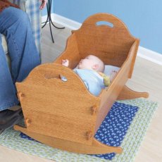 Heirloom Cradle with Storage Box