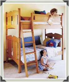 Kid's Oak Bunk Beds