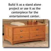 Entertainment Center Coffee Table