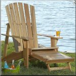 Adirondack Chair with Footrest