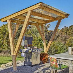 Sun-blocking Cookout Canopy