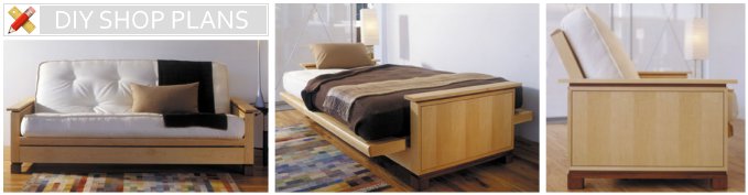 Sleeping Beauty Futon Woodworking Plan