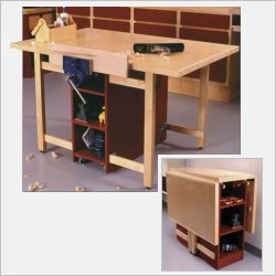 Drop-Leaf Workbench Plans