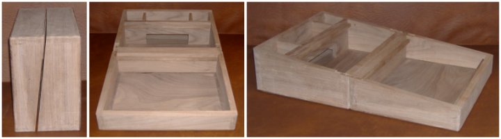 details such as drawers, panels, hidden compartments, inlays, pen cradles