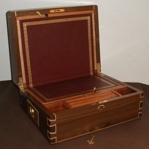 Walnut Writing Slope 3
